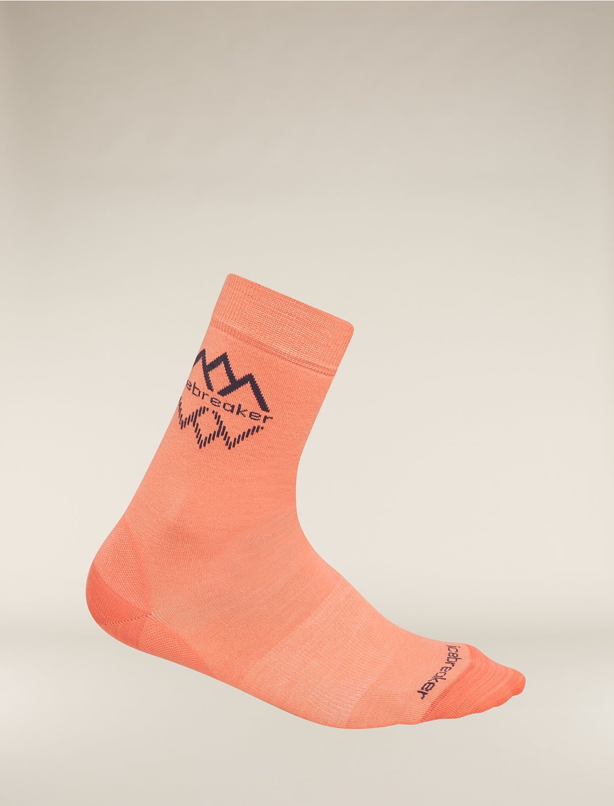 Women's Merino Lifestyle Fine Gauge Crew IB Logo Reflections Socks  - 4