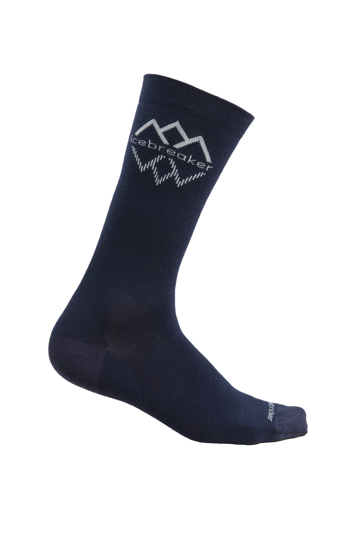 Men's Merino Lifestyle Fine Gauge Crew IB Logo Reflections Socks  - 5