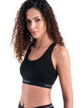 Women's 125 ZoneKnit™ Merino Blend Racerback Bra Black - 7