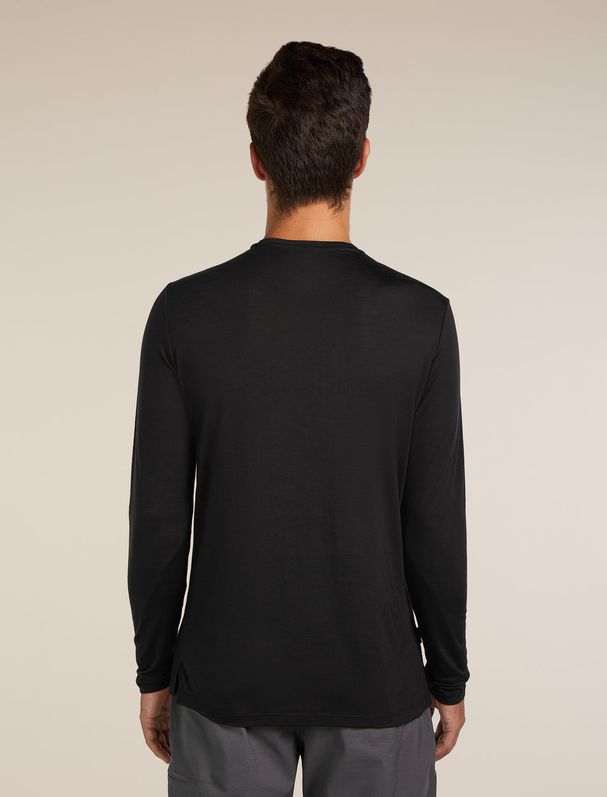 Men's Merino Blend 125 Cool-Lite™ Sphere Long Sleeve T-Shirt Black - 2