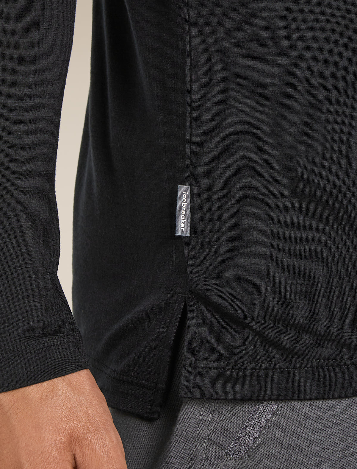 Men's Merino Blend 125 Cool-Lite™ Sphere Long Sleeve T-Shirt Black - 8