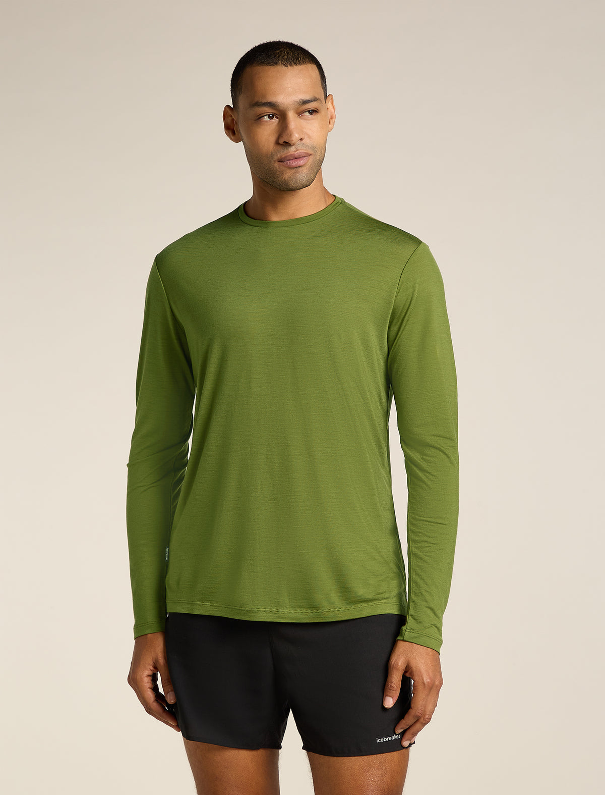 Men's Merino Blend 125 Cool-Lite™ Sphere Long Sleeve T-Shirt Sphagnum - 1