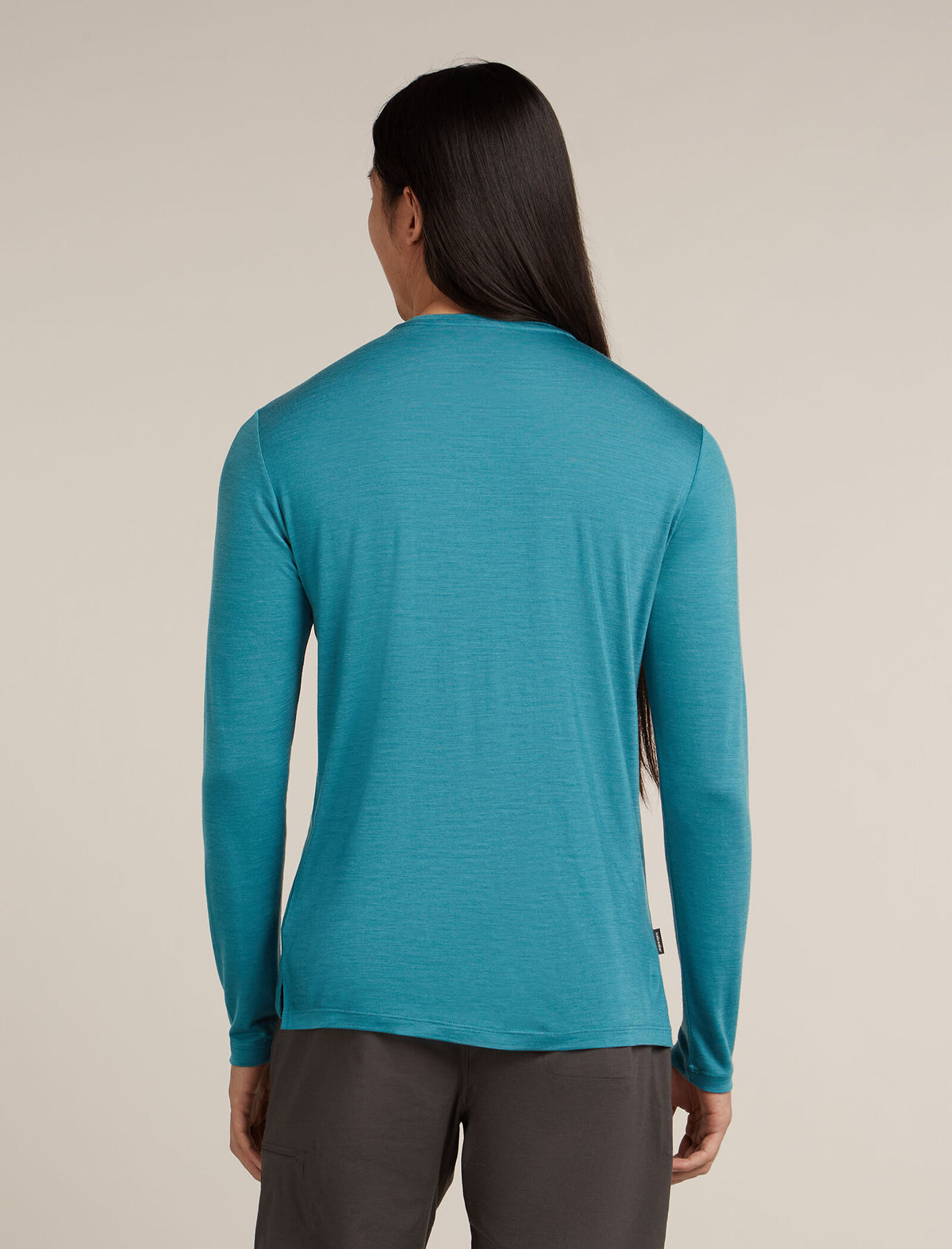 Men's Merino Blend 125 Cool-Lite™ Sphere Long Sleeve T-Shirt Topaz - 2