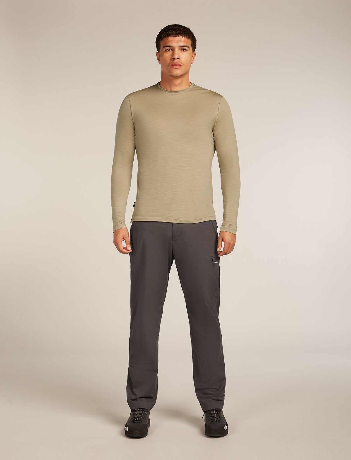 Men's Merino Blend 125 Cool-Lite™ Sphere Long Sleeve T-Shirt Flagstone - 3
