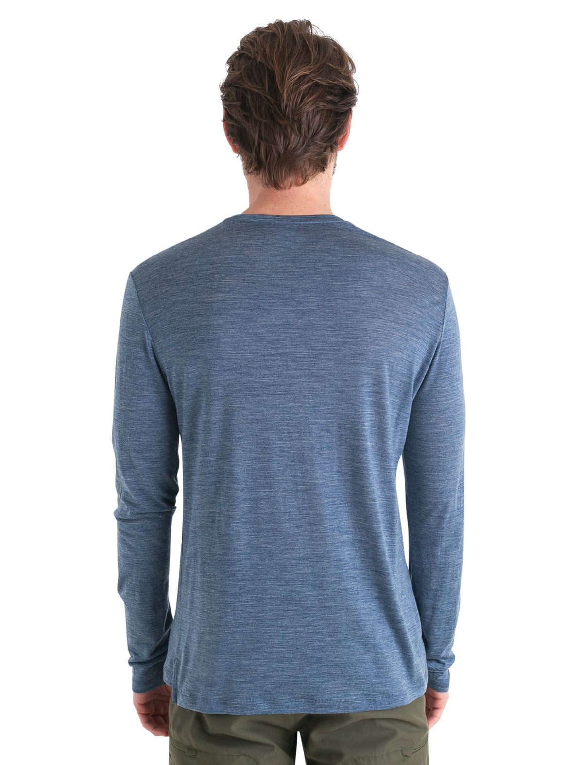 Men's Merino Blend 125 Cool-Lite™ Sphere Long Sleeve T-Shirt Dawn Heather - 2