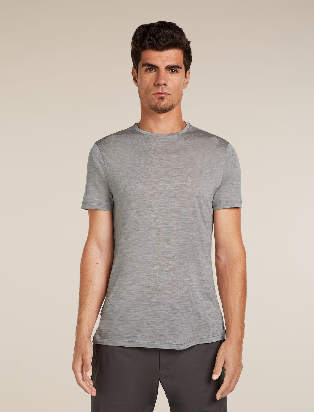 Men's Merino Blend 125 Cool-Lite™ Sphere Short Sleeve T-Shirt Metro Heather - 1