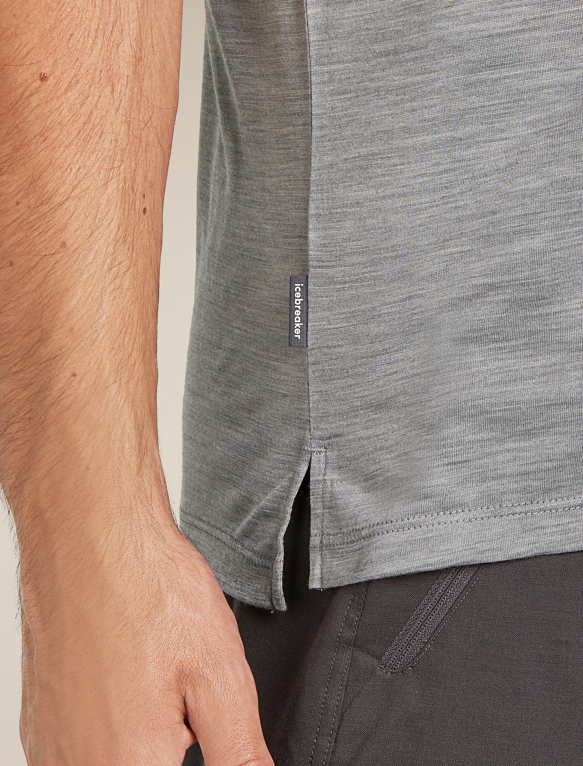 Men's Merino Blend 125 Cool-Lite™ Sphere Short Sleeve T-Shirt Metro Heather - 8