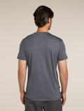 Men's Merino Blend 125 Cool-Lite™ Sphere Short Sleeve T-Shirt Midnight Navy Heather - 2