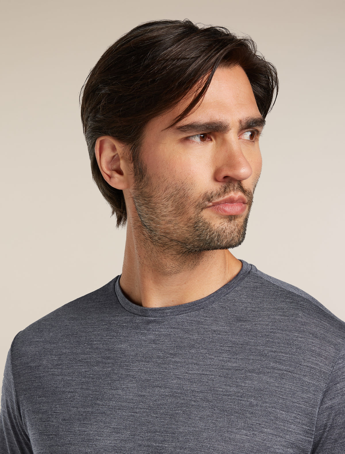 Men's Merino Blend 125 Cool-Lite™ Sphere Short Sleeve T-Shirt Midnight Navy Heather - 5