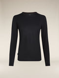 Women's Merino Blend 125 Cool-Lite™ Sphere Long Sleeve T-Shirt Black - 10