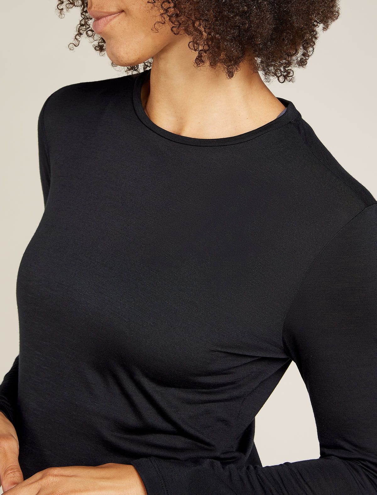 Women's Merino Blend 125 Cool-Lite™ Sphere Long Sleeve T-Shirt Black - 5