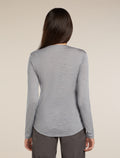 Women's Merino Blend 125 Cool-Lite™ Sphere Long Sleeve T-Shirt Metro Heather - 2