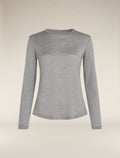 Women's Merino Blend 125 Cool-Lite™ Sphere Long Sleeve T-Shirt Metro Heather - 8