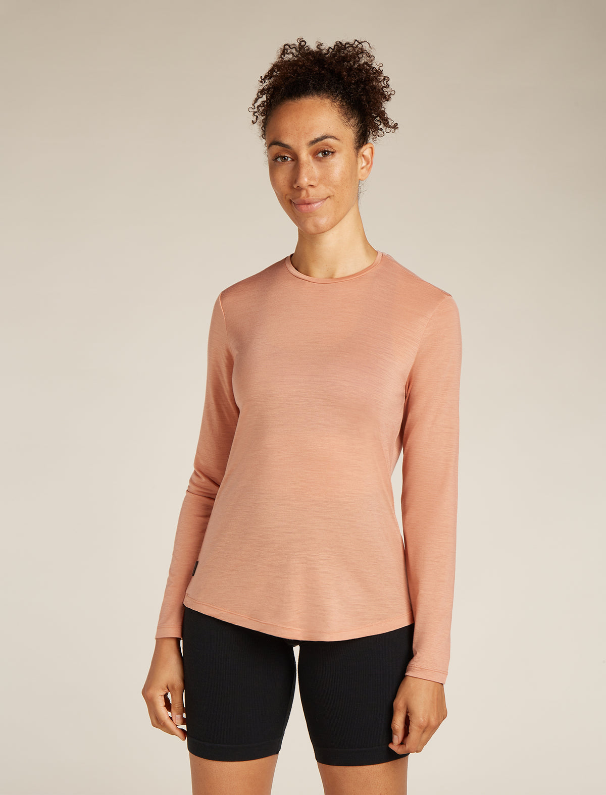 Women's Merino Blend 125 Cool-Lite™ Sphere Long Sleeve T-Shirt Desert sand - 1