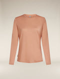 Women's Merino Blend 125 Cool-Lite™ Sphere Long Sleeve T-Shirt Desert sand - 6