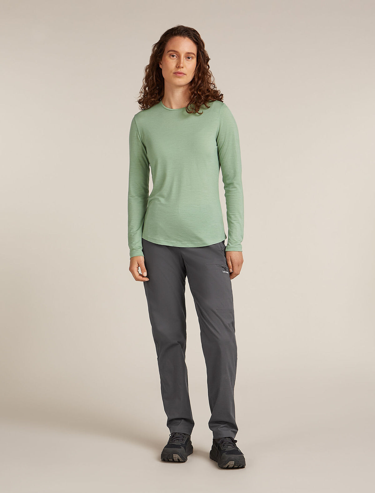 Women's Merino Blend 125 Cool-Lite™ Sphere Long Sleeve T-Shirt Seaglass - 3