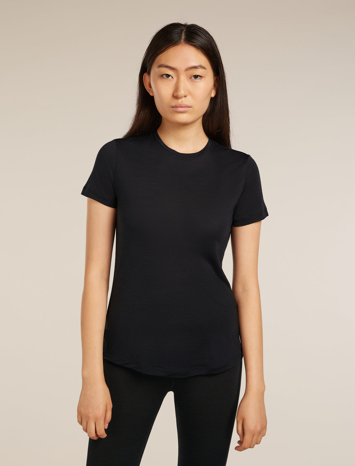 Women's Merino Blend 125 Cool-Lite™ Sphere Short Sleeve T-Shirt Black - 1