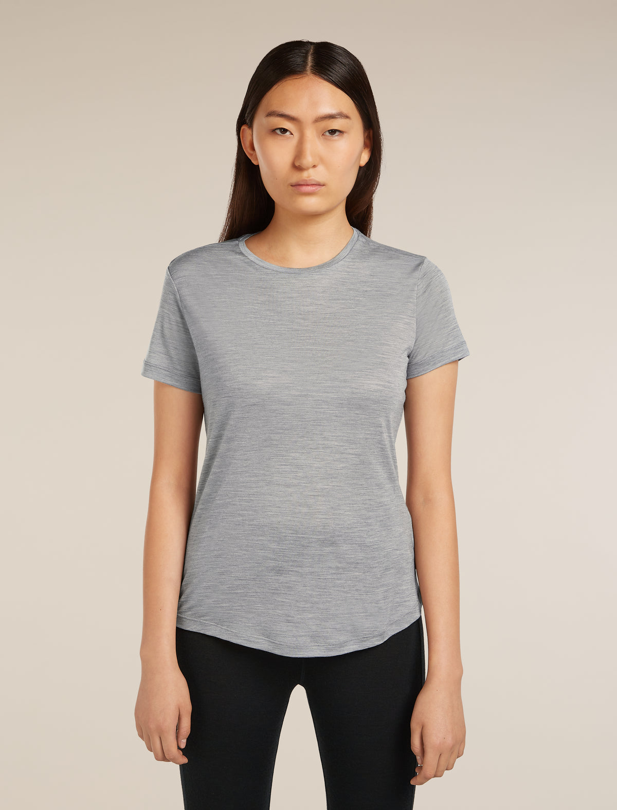 Women's Merino Blend 125 Cool-Lite™ Sphere Short Sleeve T-Shirt Metro Heather - 1
