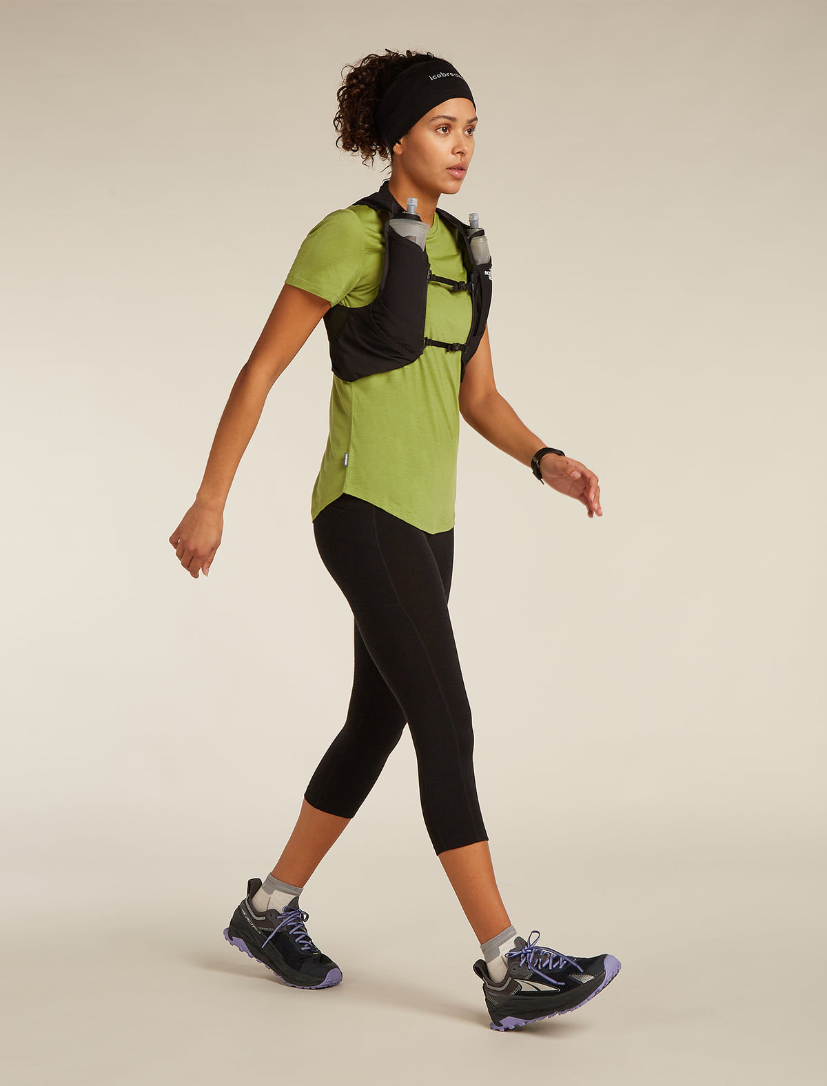 Women's Merino Blend 125 Cool-Lite™ Sphere Short Sleeve T-Shirt Olive - 4