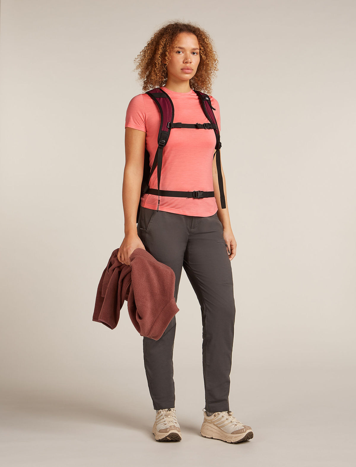 Women's Merino Blend 125 Cool-Lite™ Sphere Short Sleeve T-Shirt Acid pink - 4