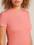 Women's Merino Blend 125 Cool-Lite™ Sphere Short Sleeve T-Shirt Acid pink - 5