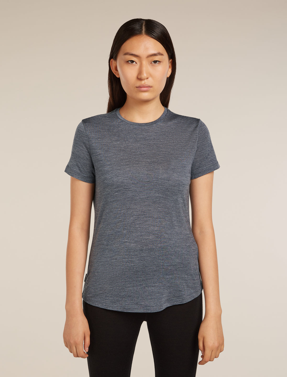 Women's Merino Blend 125 Cool-Lite™ Sphere Short Sleeve T-Shirt Midnight Navy Heather - 1