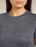 Women's Merino Blend 125 Cool-Lite™ Sphere Short Sleeve T-Shirt Midnight Navy Heather - 6