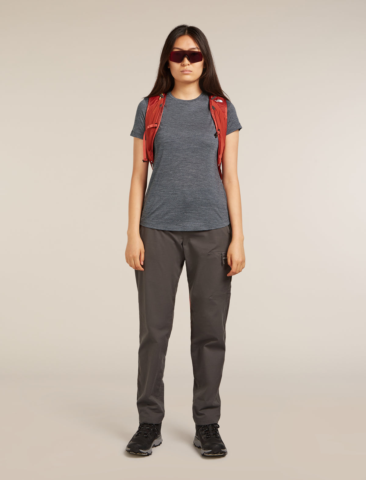 Women's Merino Blend 125 Cool-Lite™ Sphere Short Sleeve T-Shirt Midnight Navy Heather - 4