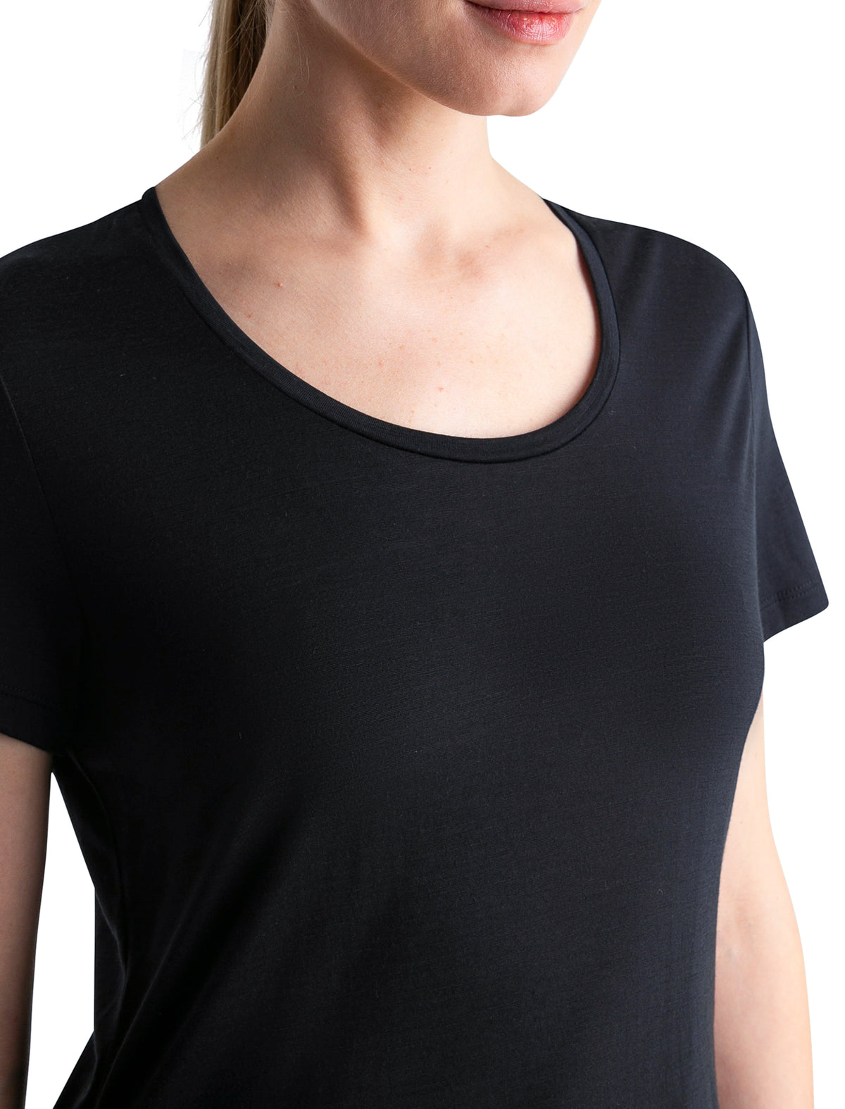 Women's Merino Blend 125 Cool-Lite™ Sphere Short Sleeve Scoop T-Shirt Black - 6