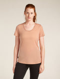 Women's Merino Blend 125 Cool-Lite™ Sphere Short Sleeve Scoop T-Shirt Desert sand - 1