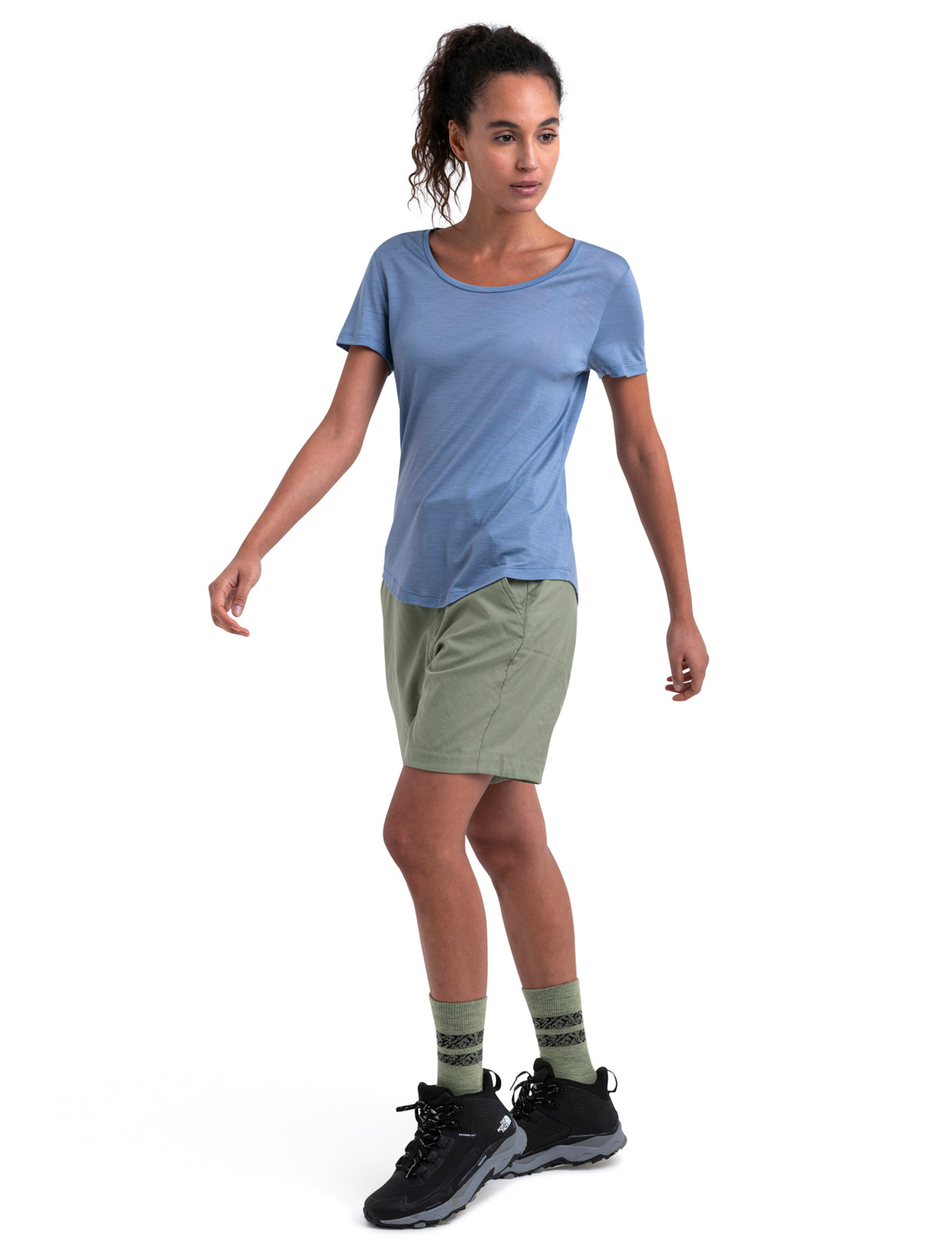 Women's Merino Blend 125 Cool-Lite™ Sphere Short Sleeve Scoop T-Shirt Kyanite - 4