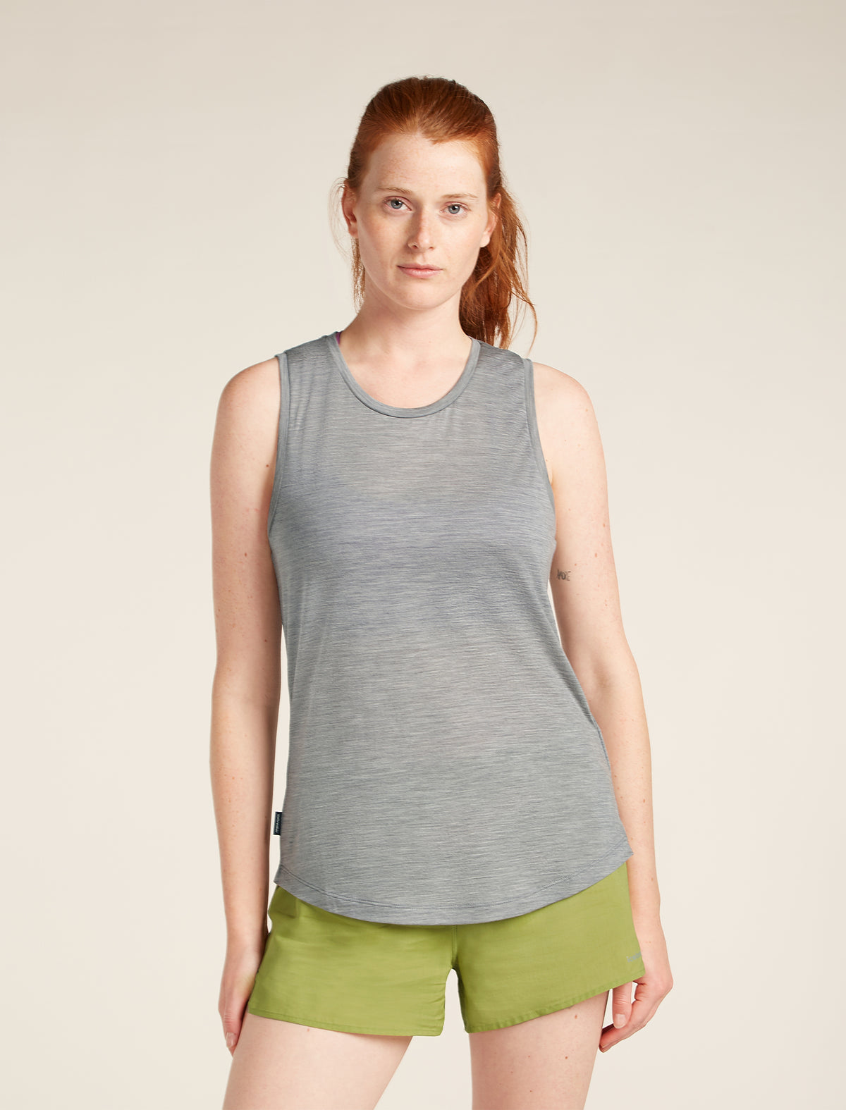 Women's Merino Blend 125 Cool-Lite™ Sphere Tank Metro Heather - 1