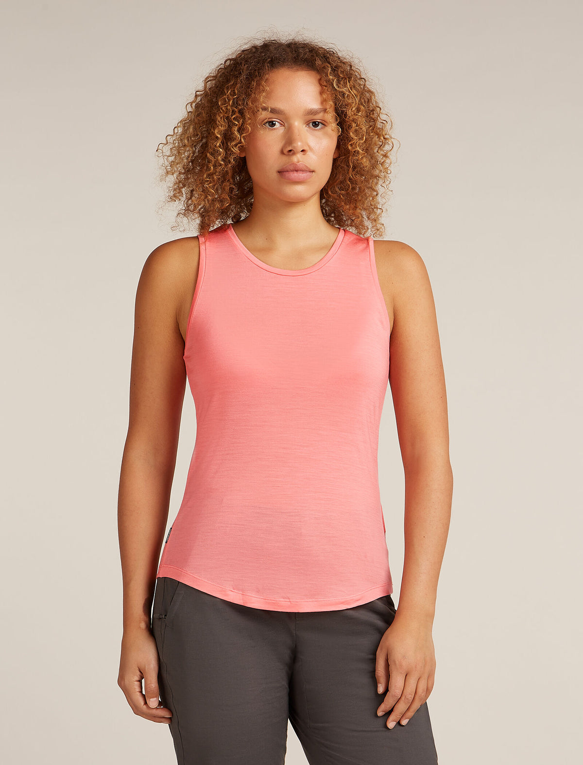 Women's Merino Blend 125 Cool-Lite™ Sphere Tank Acid pink - 1