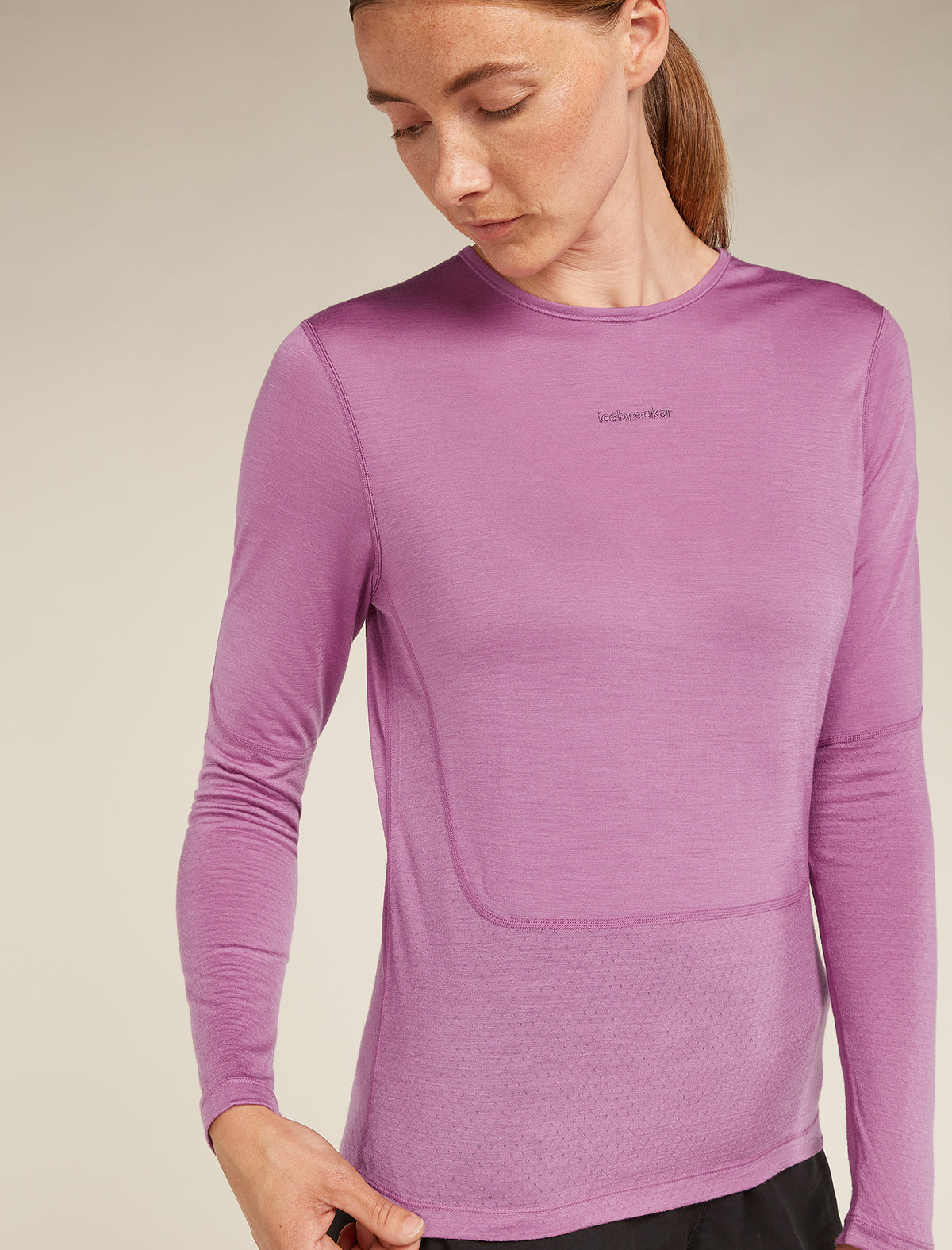 Women's Merino Blend 125 ZoneKnit™ Energy Wind Long Sleeve T-Shirt Deco - 6
