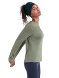 Women's Merino Blend 125 ZoneKnit™ Energy Wind Long Sleeve T-Shirt Oil/Black/Silver - 6