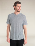 Men's Merino Linen T-Shirt Stripe  - 1