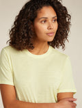 Women's Merino Linen T-Shirt Stripe  - 5