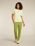 Women's Merino Linen T-Shirt Stripe  - 3