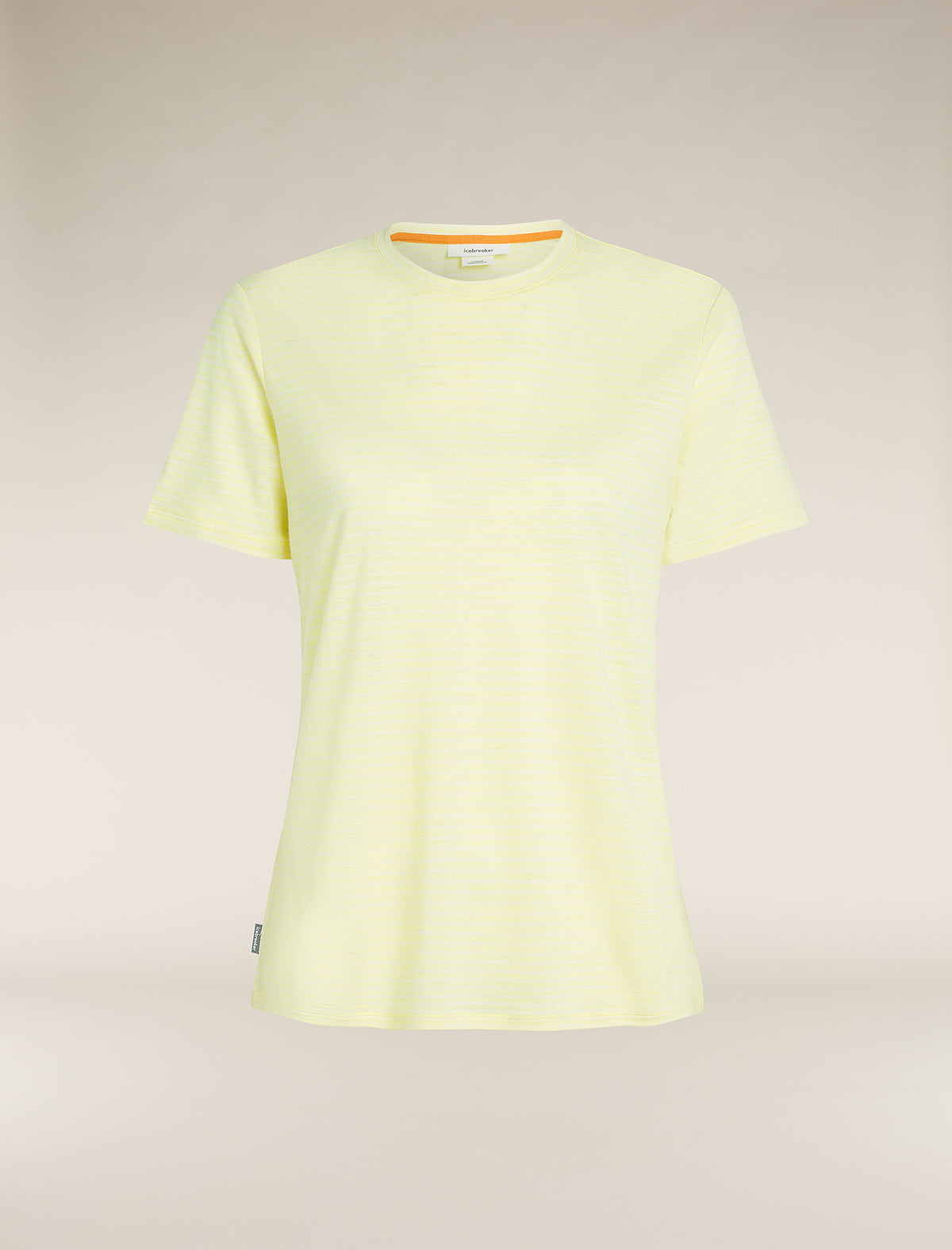 Women's Merino Linen T-Shirt Stripe  - 6