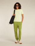 Women's Merino Linen T-Shirt Stripe  - 4