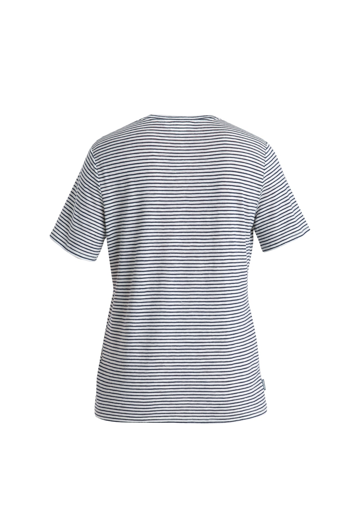 Women's Merino Linen T-Shirt Stripe  - 7