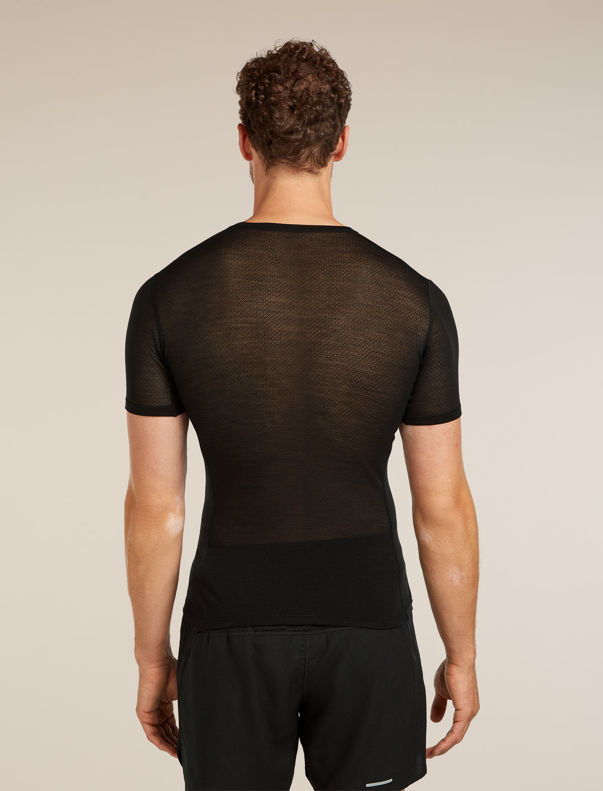 Merino Blend 75 Cool-Lite™ Featherlight™ Short Sleeve T-Shirt Black - 2