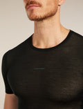 Merino Blend 75 Cool-Lite™ Featherlight™ Short Sleeve T-Shirt Black - 8