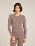 Women's Merino Blend 260 ZoneKnit™ Seamless Long Sleeve Crewe Thermal Top Summit - 1
