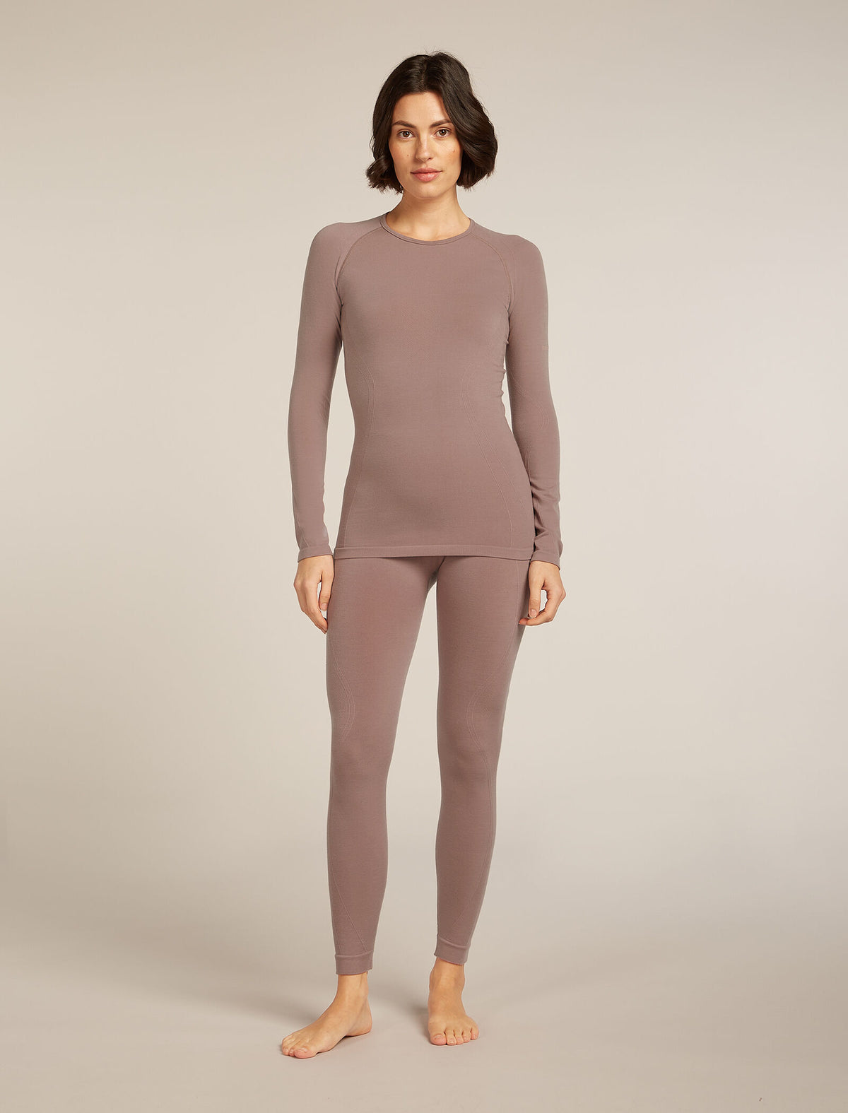 Women's Merino Blend 260 ZoneKnit™ Seamless Long Sleeve Crewe Thermal Top Summit - 3