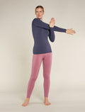 Women's Merino Blend 260 ZoneKnit™ Seamless Long Sleeve Crewe Thermal Top Graphite - 3