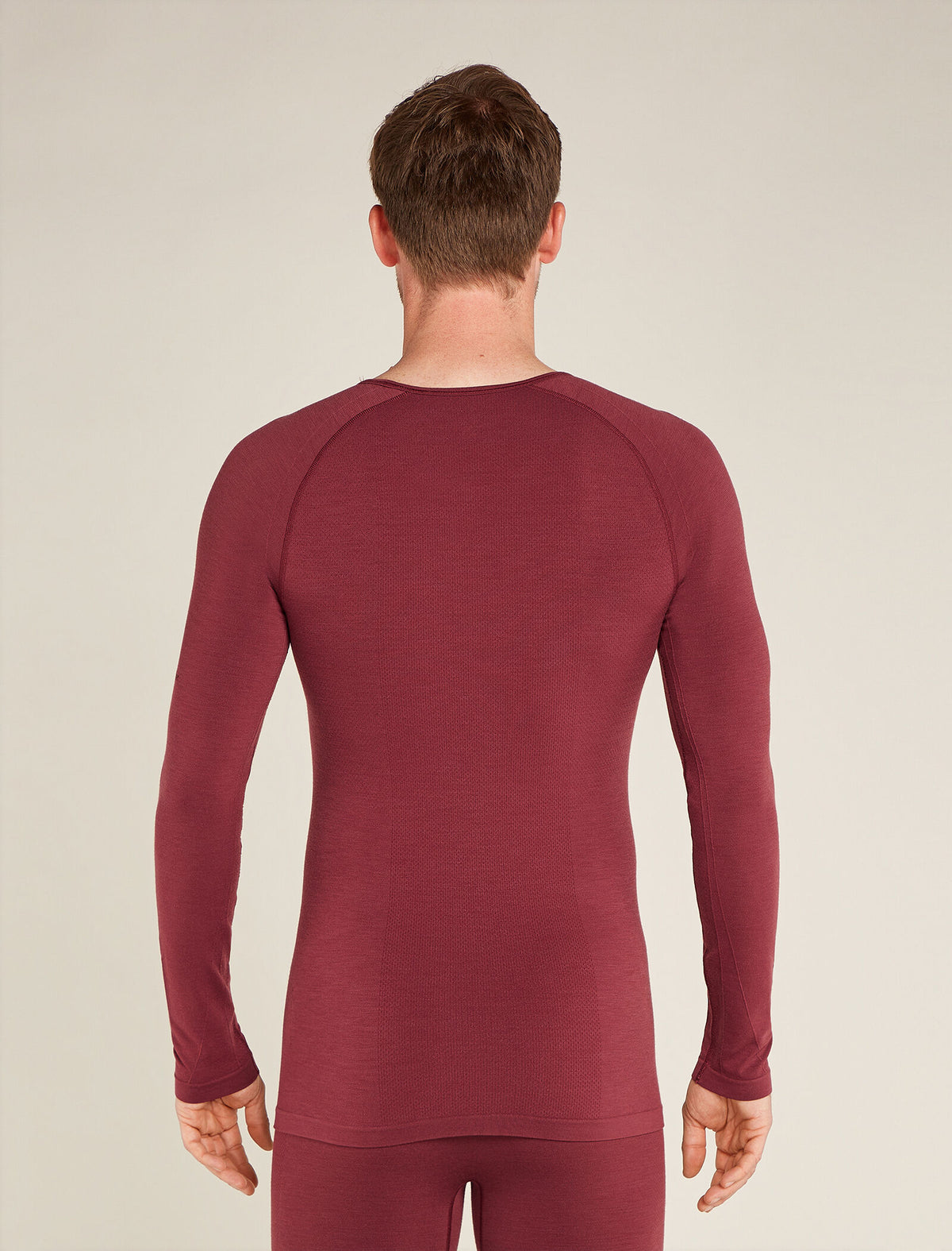 Men's Merino Blend 260 ZoneKnit™ Seamless  Long Sleeve Crewe Thermal Top  - 4