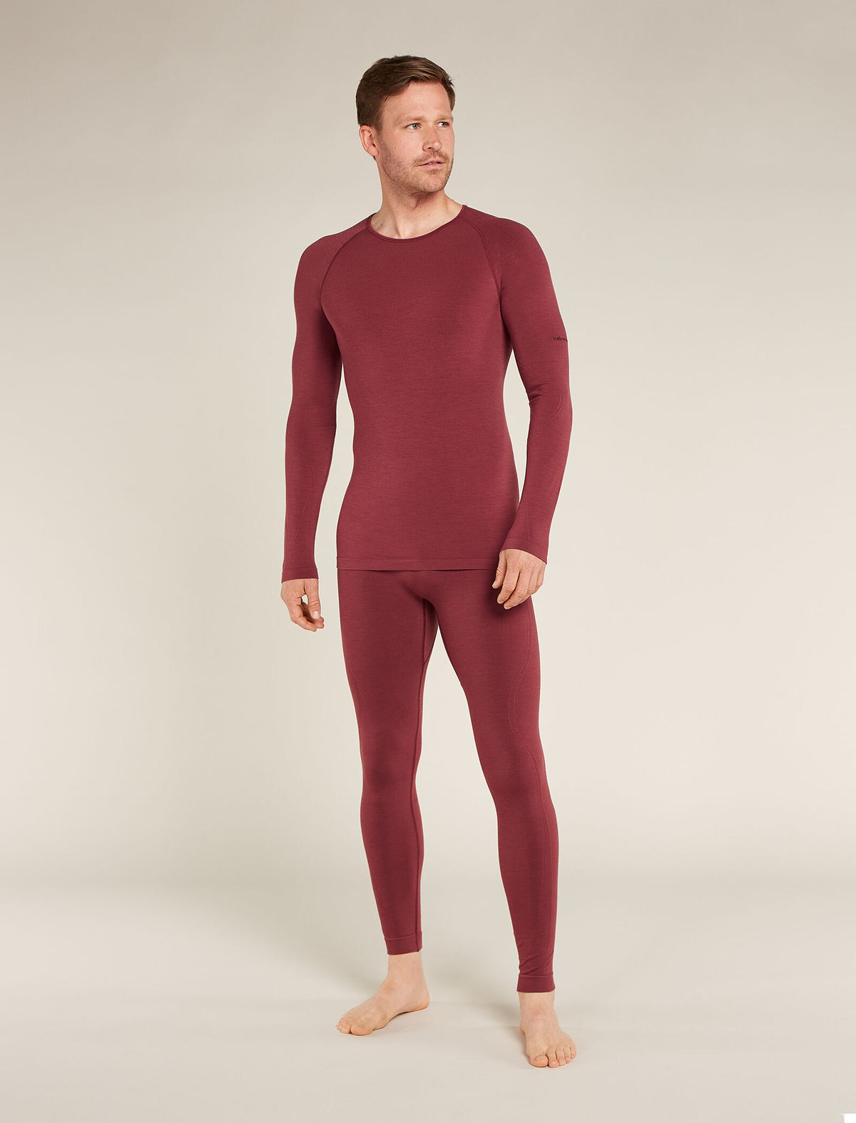 Men's Merino Blend 260 ZoneKnit™ Seamless  Long Sleeve Crewe Thermal Top  - 5