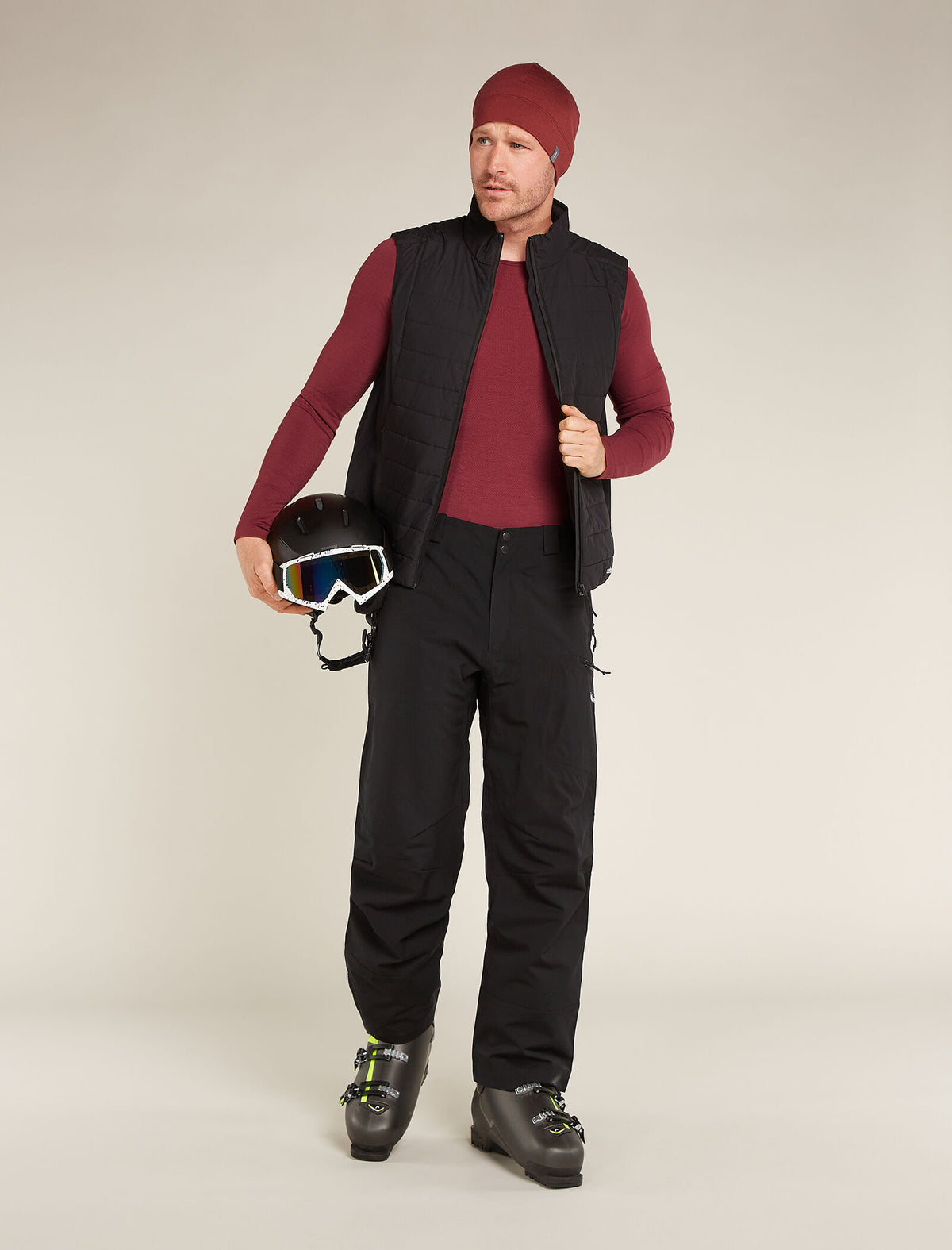 Men's Merino Blend 260 ZoneKnit™ Seamless  Long Sleeve Crewe Thermal Top  - 6