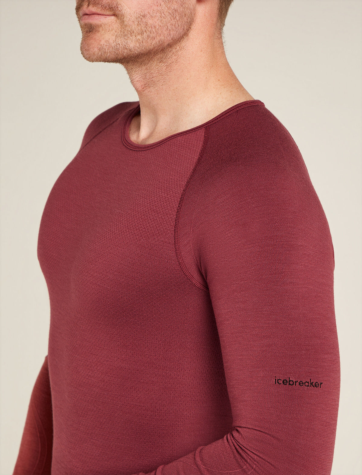 Men's Merino Blend 260 ZoneKnit™ Seamless  Long Sleeve Crewe Thermal Top  - 7